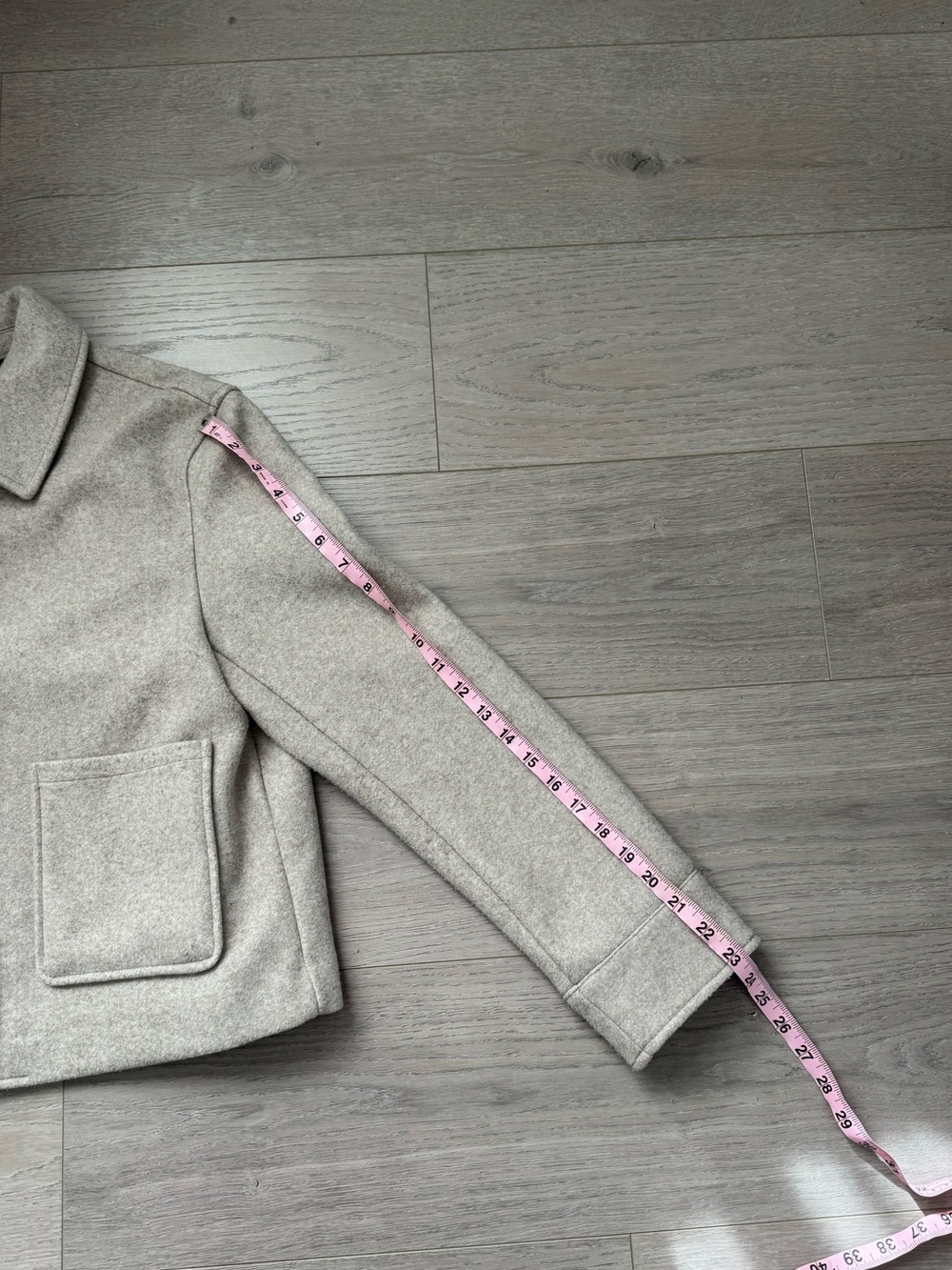 Zara Light Cream Jacket - Picture 6 of 7
